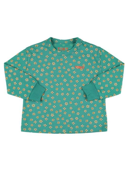 Luisaviaroma T-shirt Daisy manica lunga in cotone stampato Fino al 55% di sconto