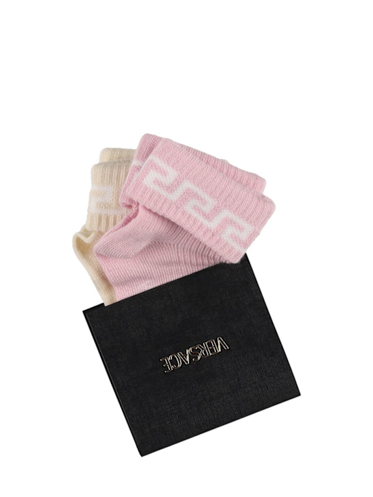 Luisaviaroma Set di 2 paia di calzini in misto cotone Black Friday Prezzi