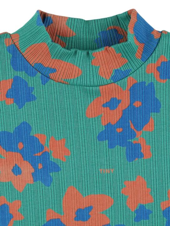 Luisaviaroma Maglia in misto cotone con stampa fiori Qualità Garantita
