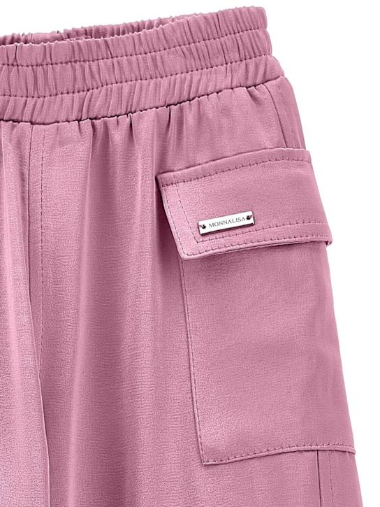 Luisaviaroma Pantaloni cargo in raso di misto viscosa Sconto