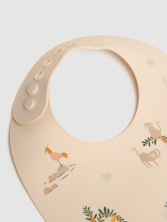 Luisaviaroma Set di 2 bavaglini in silicone stampato Liquidazione