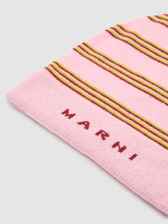 Luisaviaroma Cappello beanie in maglia di misto lana / logo Fino al 50% di sconto