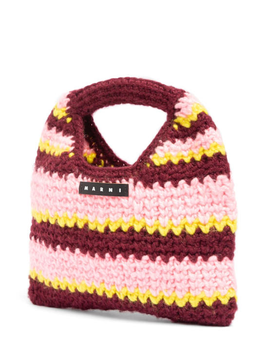 Luisaviaroma Borsa mini in crochet a righe Italy