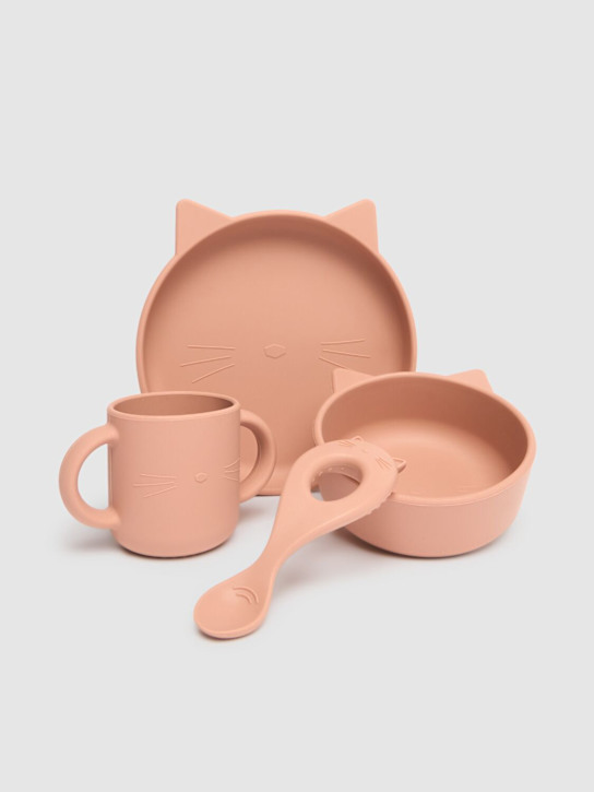 Luisaviaroma Set di stoviglie in silicone Vivi Kitty Promozione Limitata