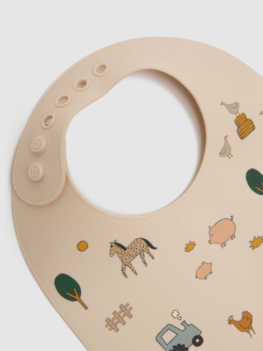 Luisaviaroma Set di 2 bavaglini in silicone stampato Fino Al -60%