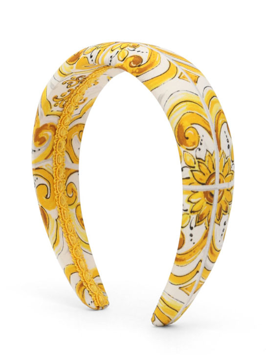 Luisaviaroma Cerchietto in cotone stampa Maiolica Novità