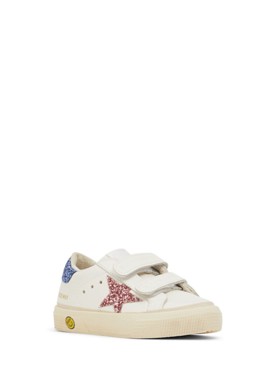 Luisaviaroma Sneaker May School in pelle con glitter I Più Venduti