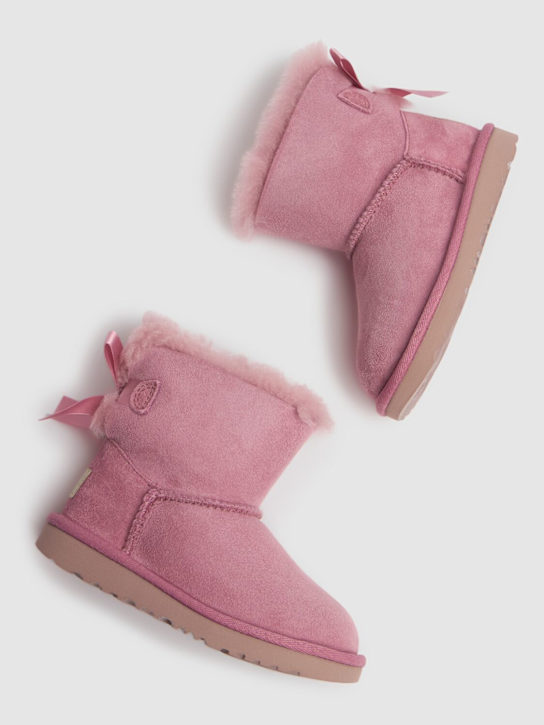 Luisaviaroma Stivali Mini Bailey Bow II in shearling Smaltimento dello stoccaggio