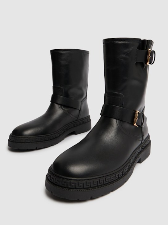 Luisaviaroma Stivali biker in pelle Offerta settimanale