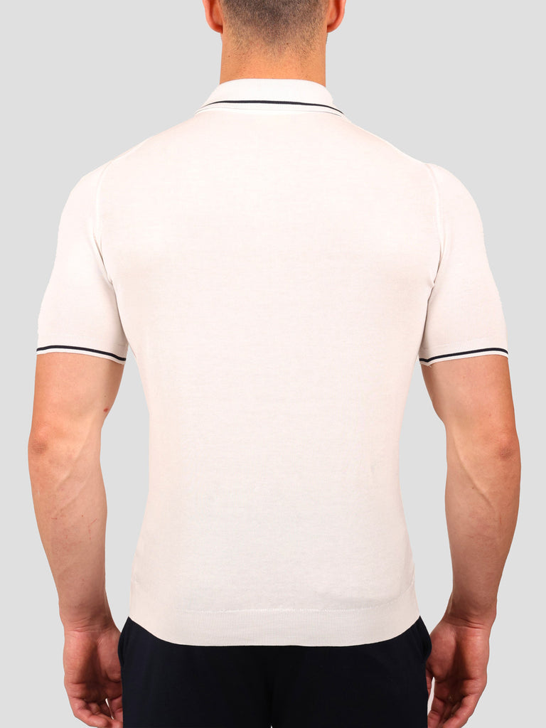 Svevo Maglia Polo 100% Cotone Makò Panna Outlet