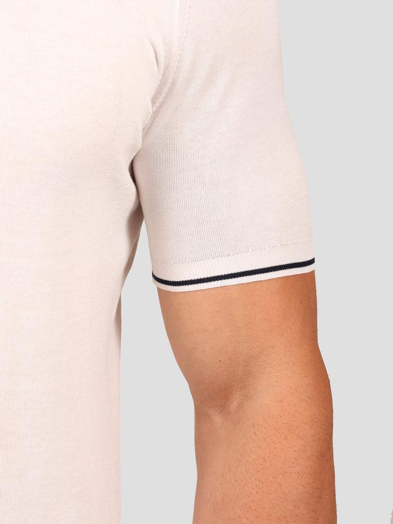 Svevo Maglia Polo 100% Cotone Makò Panna Outlet