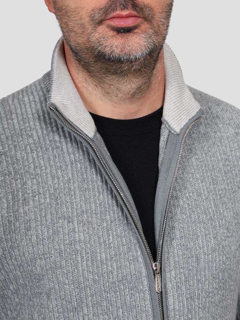 Svevo Giubbotto 100% Lana Grigio Qualità Garantita