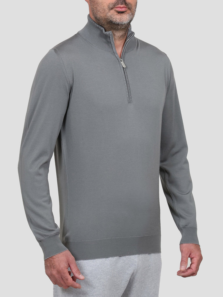 Svevo Lupetto Lana Merino Superfine 160's Grigio Outlet