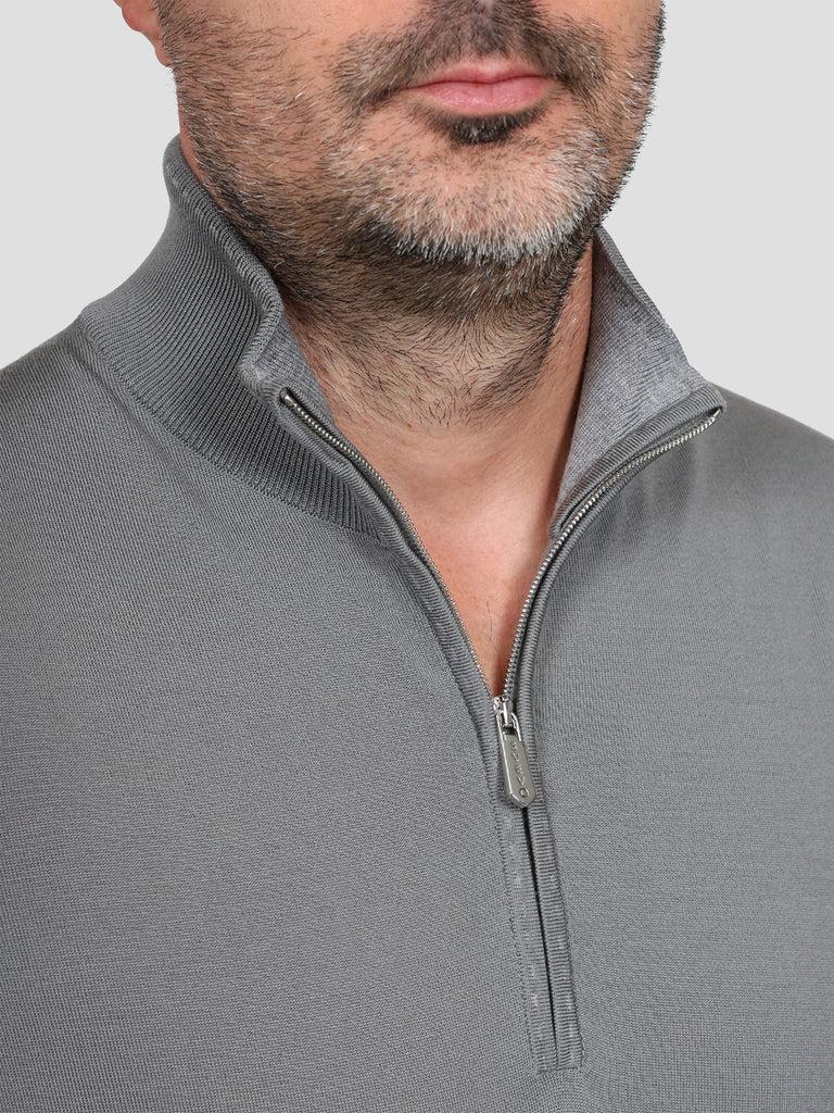 Svevo Lupetto Lana Merino Superfine 160's Grigio Outlet