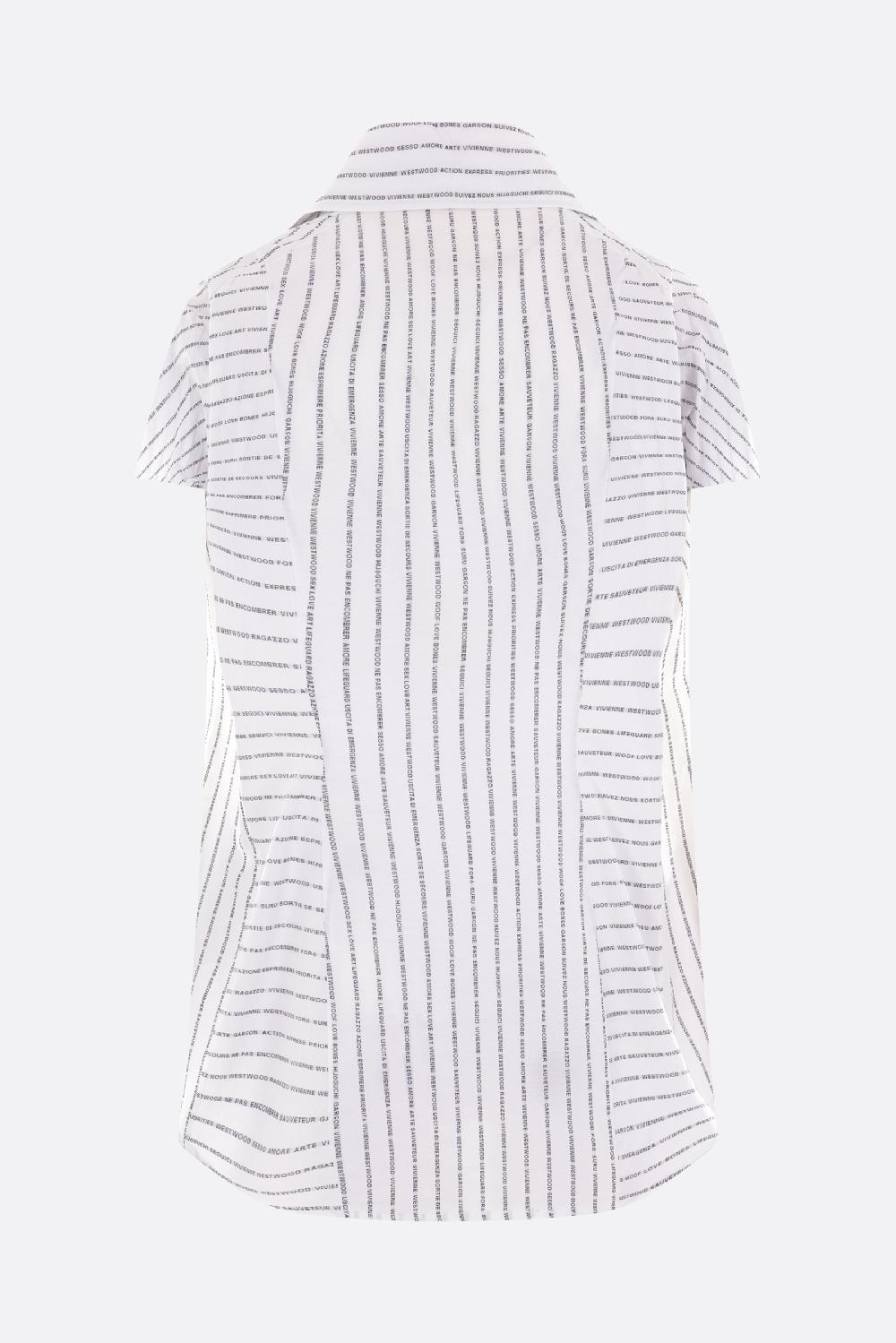 VIVIENNE WESTWOOD camicia a maniche corte Bagatelle in popeline stampato Shopping online