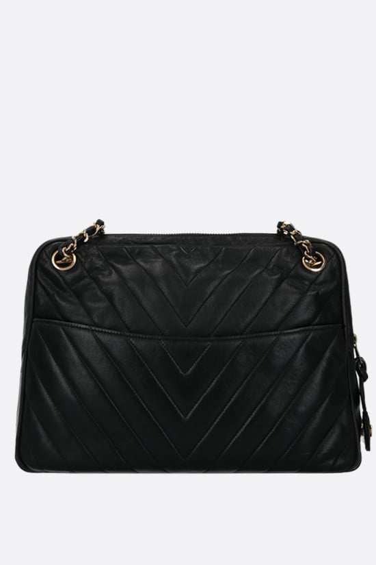 CHANEL VINTAGE WOMAN borsa a spalla in pelle matelassé Saldi Di Fabbrica