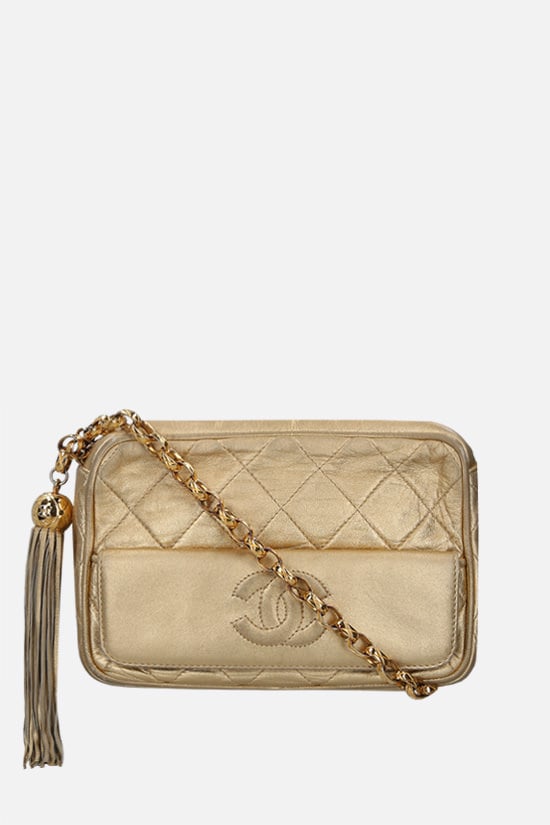 CHANEL VINTAGE WOMAN borsa a spalla in pelle matelassé Vendite Flash