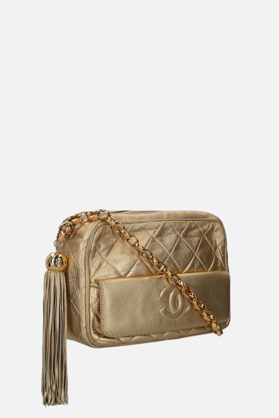 CHANEL VINTAGE WOMAN borsa a spalla in pelle matelassé Vendite Flash