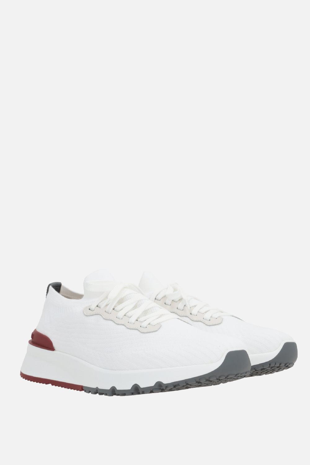 BRUNELLO CUCINELLI sneaker in maglia di cotone Novità