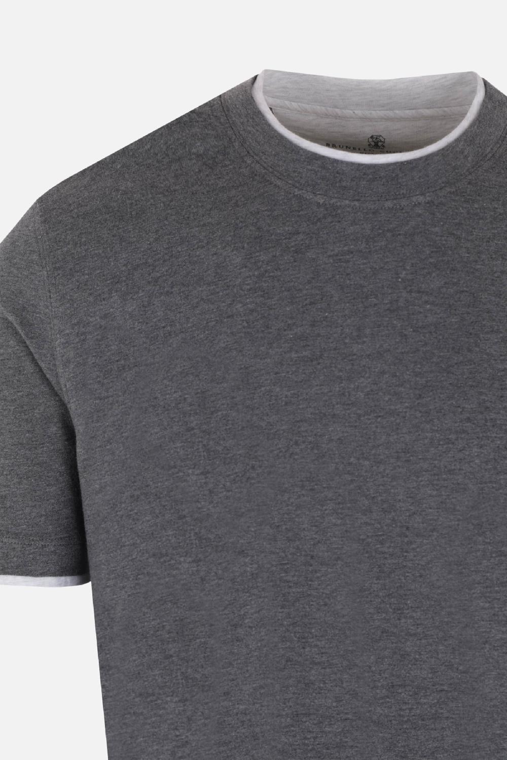 BRUNELLO CUCINELLI t-shirt in cotone Presa