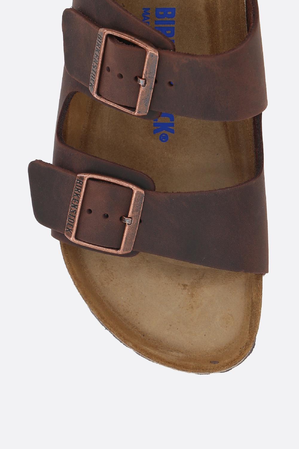 BIRKENSTOCK sandalo flat Arizona BS in pelle oliata (Narrow Fit) Online