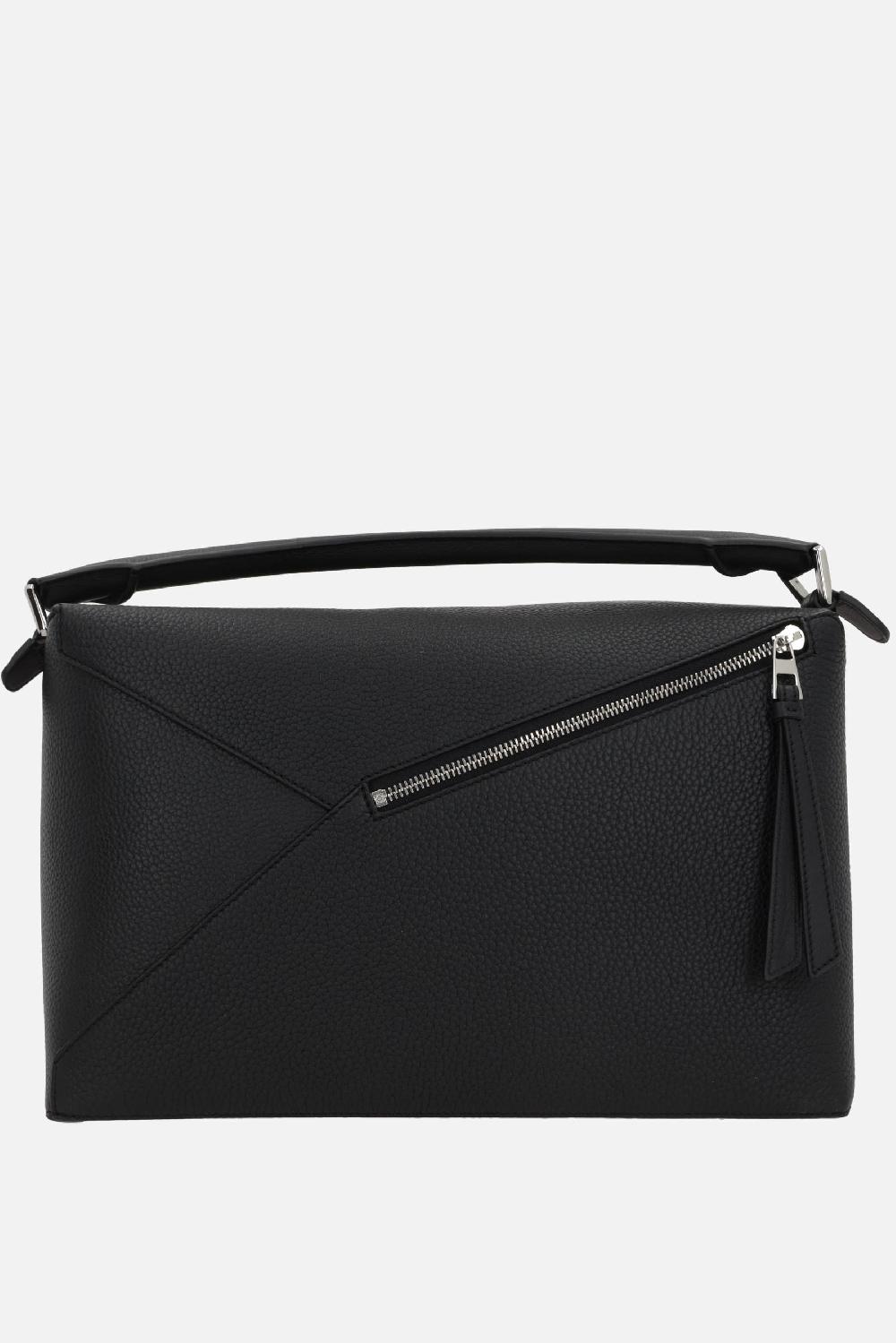 LOEWE borsa a mano Puzzle large in pelle martellata Saldi