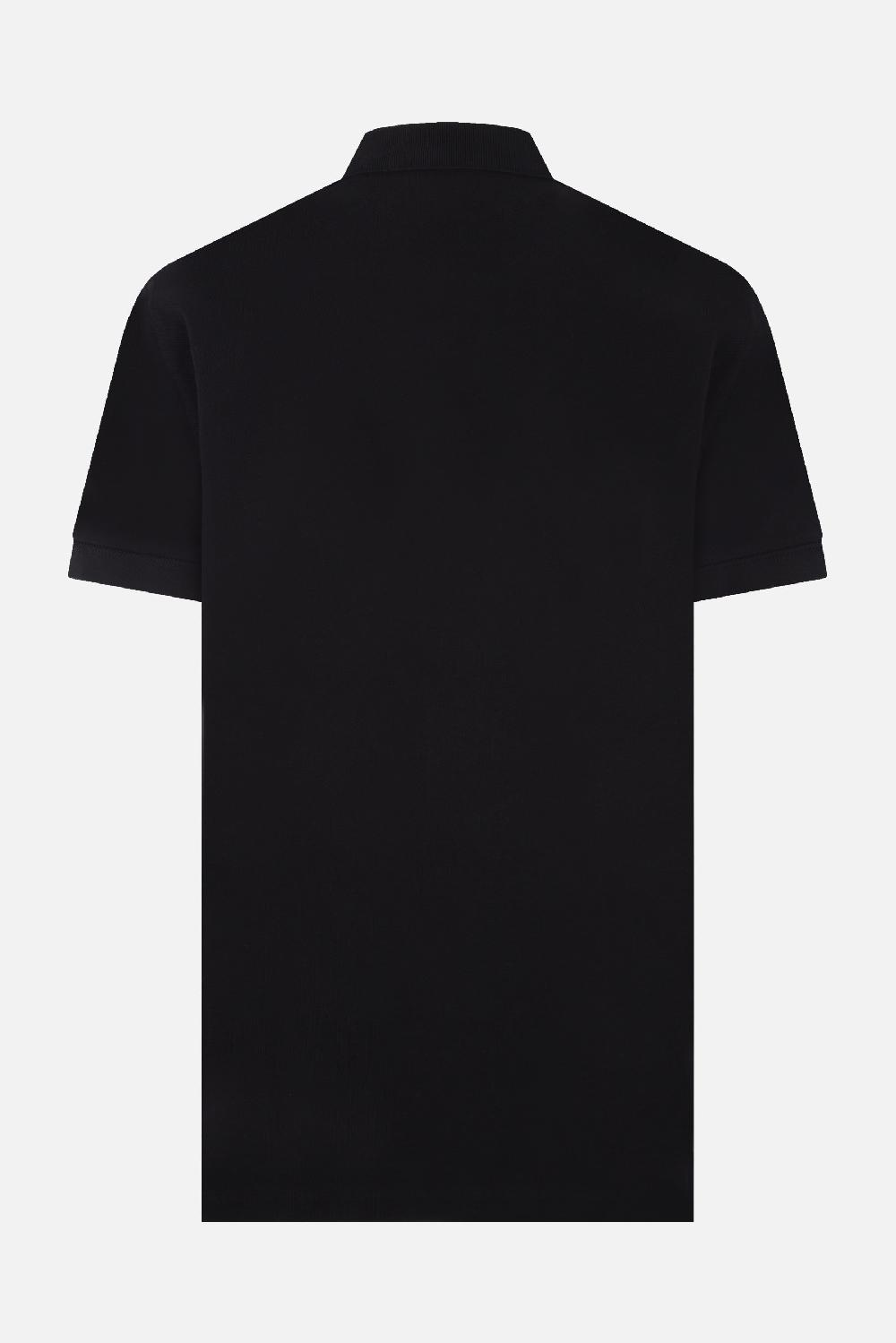 TOM FORD polo in piquet con ricamo logo Vendite Flash