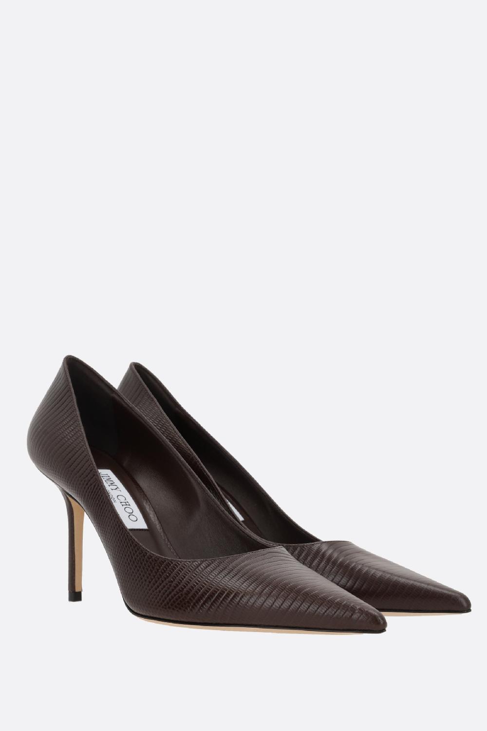 JIMMY CHOO décolleté Love in pelle stampa lucertola 2025