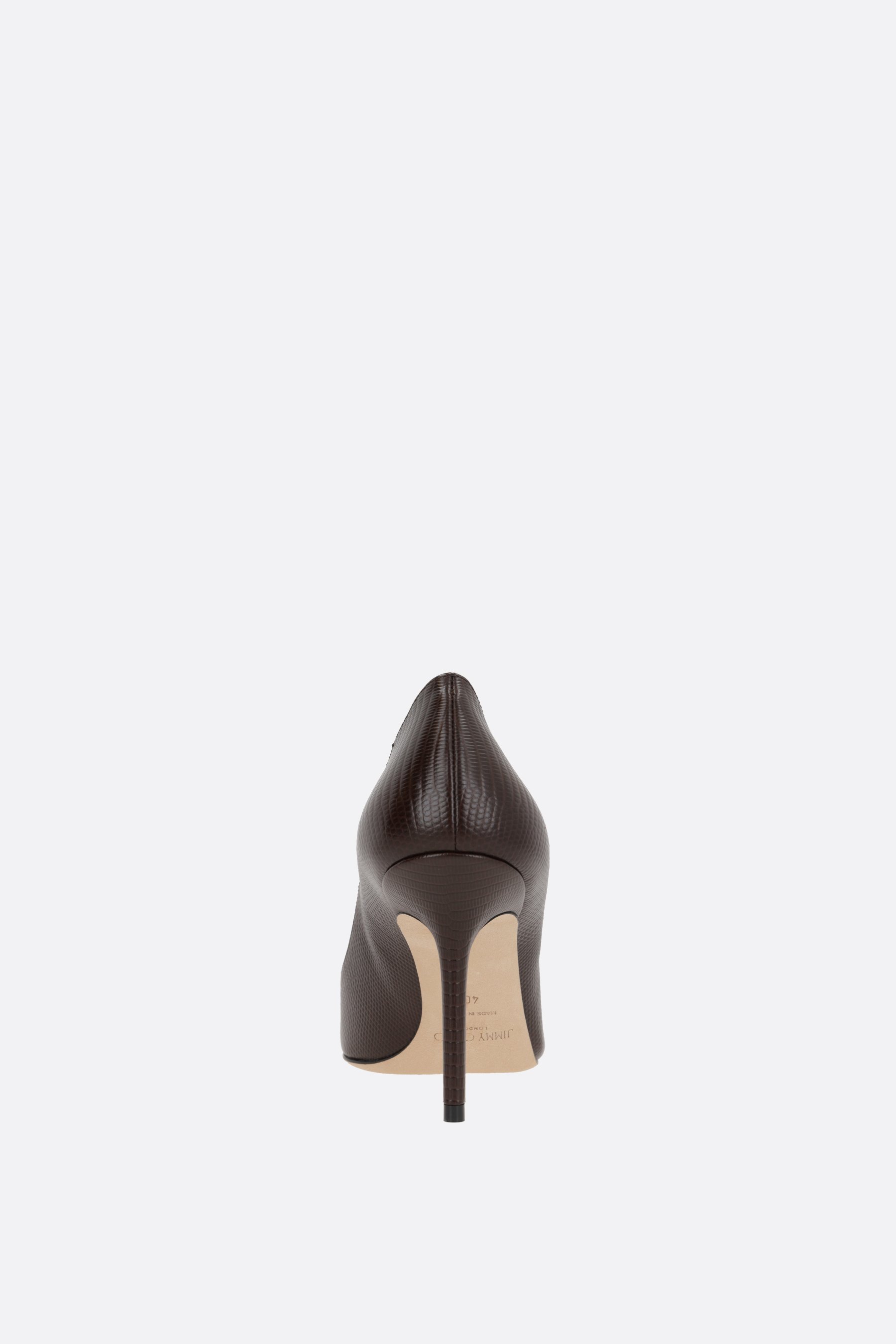 JIMMY CHOO décolleté Love in pelle stampa lucertola 2025