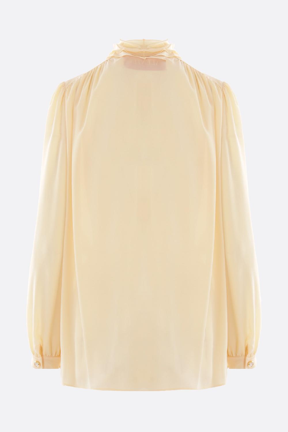 VALENTINO GARAVANI camicia in Crepe De Chine Nuovo
