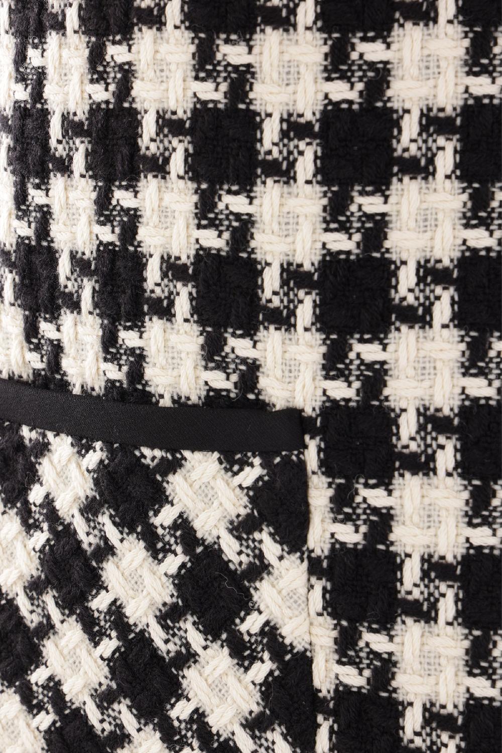 VALENTINO GARAVANI miniabito in Damier Light Tweed Vendita