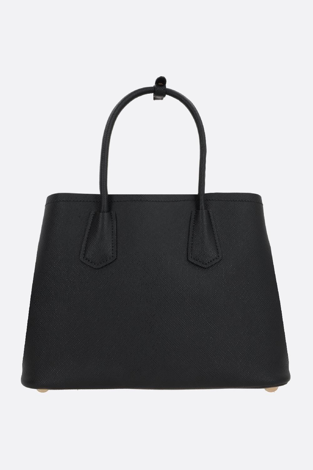 PRADA borsa a mano Prada Double small in pelle Saffiano Pezzi Unici
