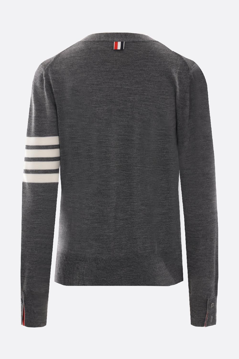 THOM BROWNE cardigan in lana Acquista Ora