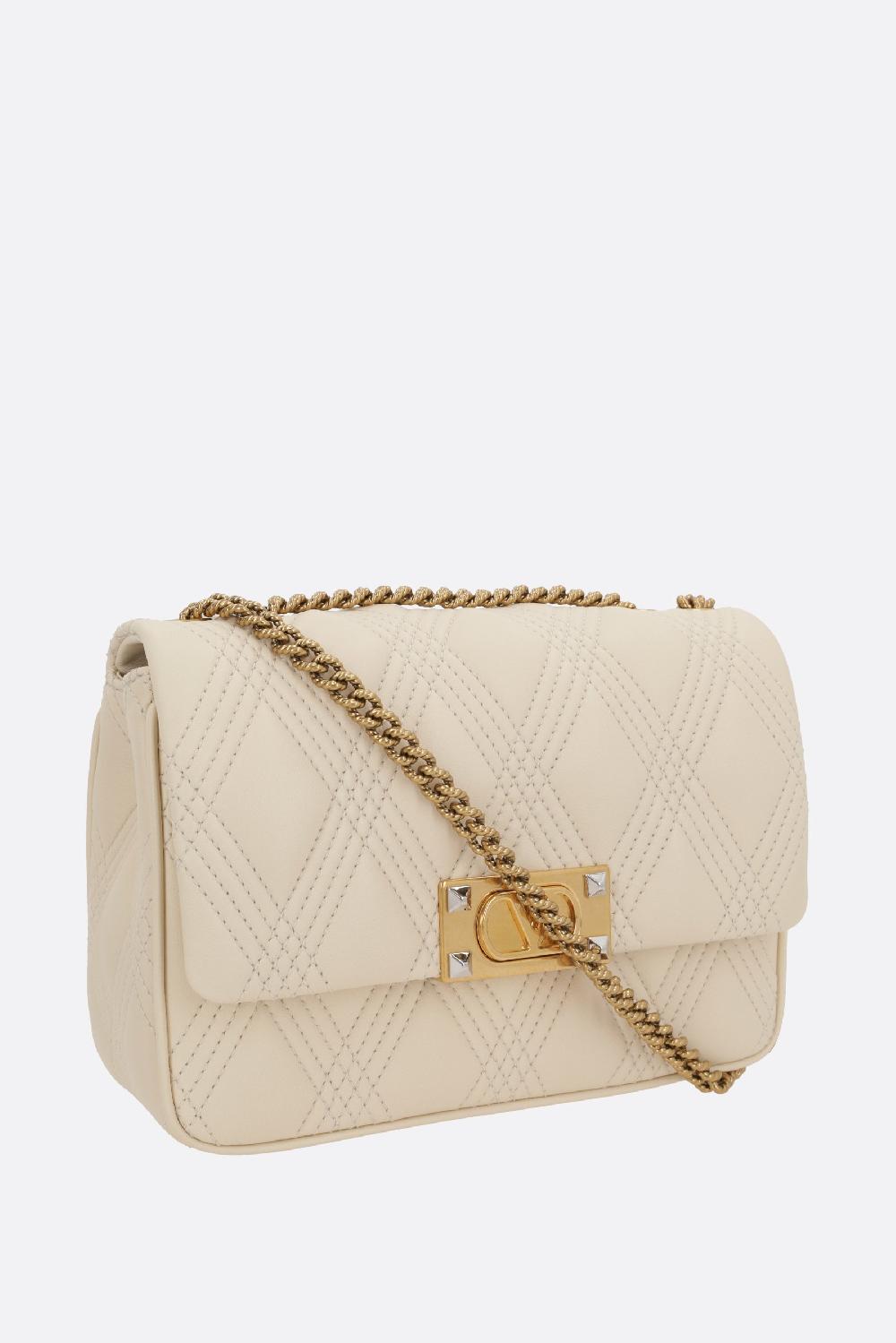 VALENTINO GARAVANI borsa a spalla Quiltie 67 media in nappa matelassé Affare Del Giorno
