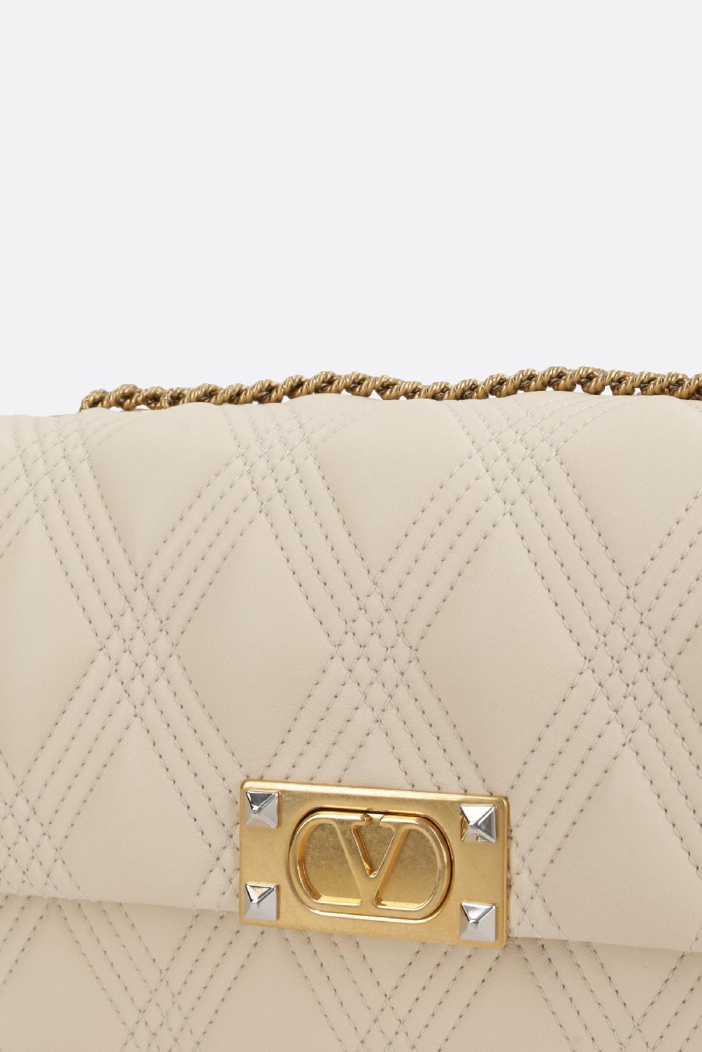 VALENTINO GARAVANI borsa a spalla Quiltie 67 media in nappa matelassé Affare Del Giorno