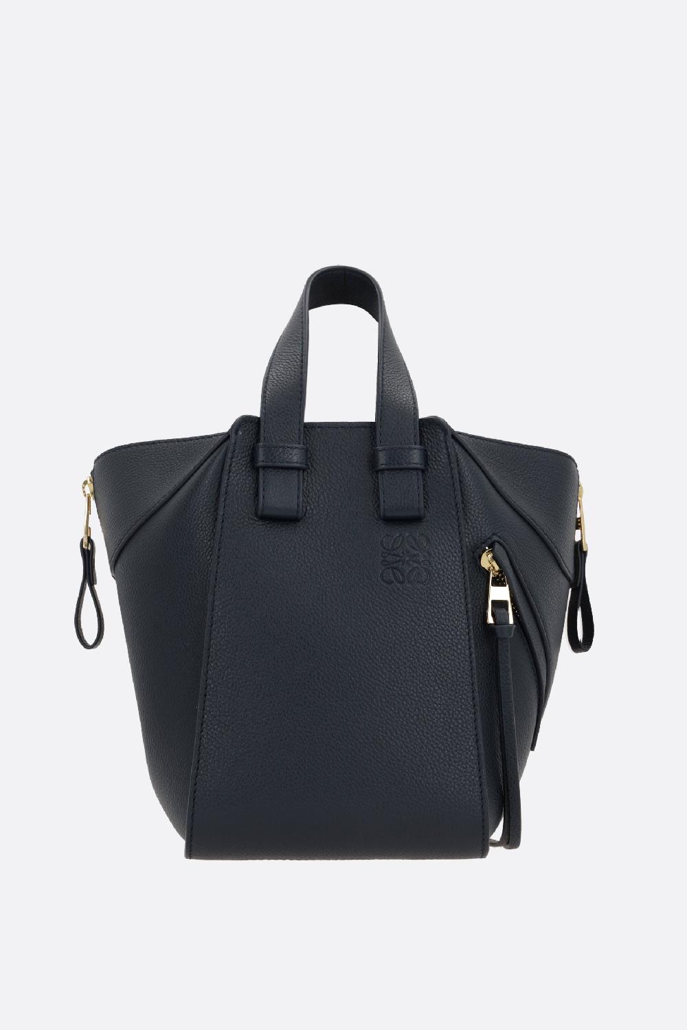 LOEWE borsa compatta Hammock in pelle martellata Presa