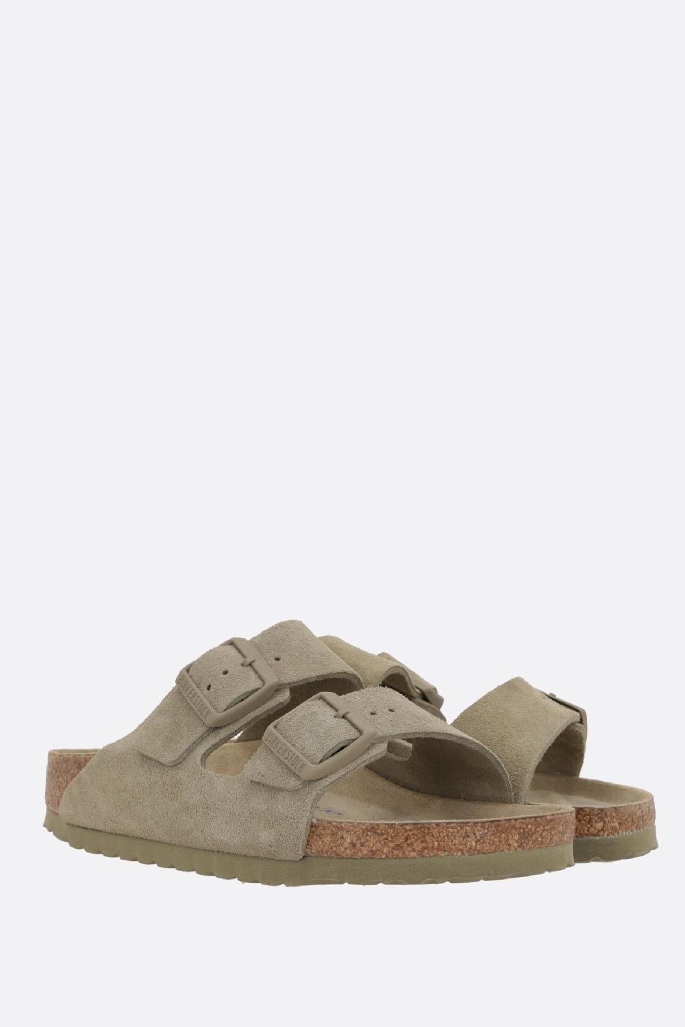 BIRKENSTOCK sandalo flat Arizona BS in suede (Narrow Fit) Outlet