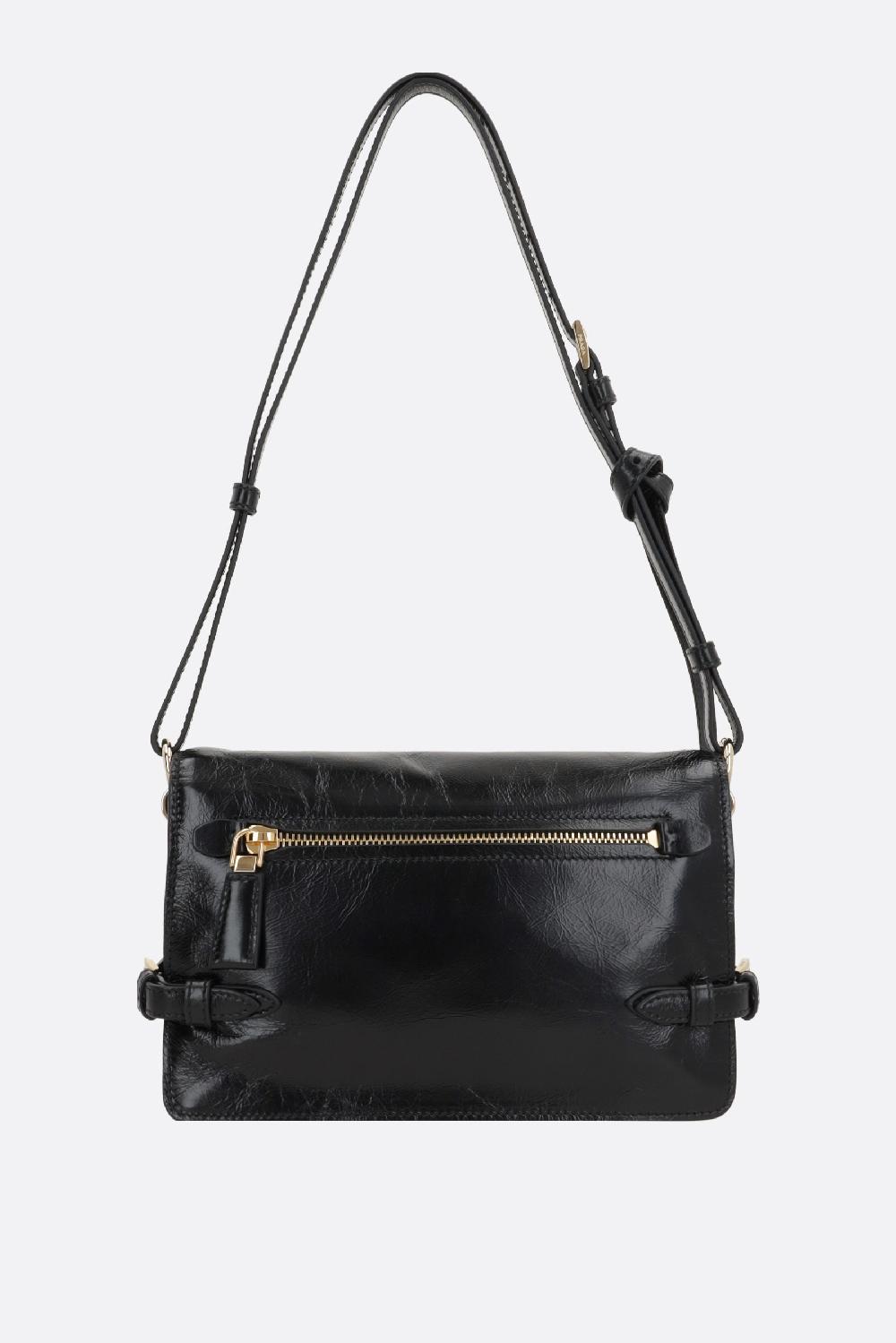 PRADA borsa a spalla in pelle Soft Lux Vendita Calda