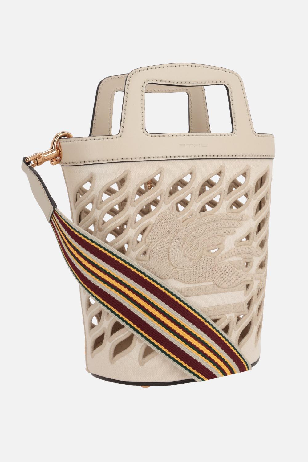 ETRO borsa a secchiello Coffa in canvas Vendite Flash