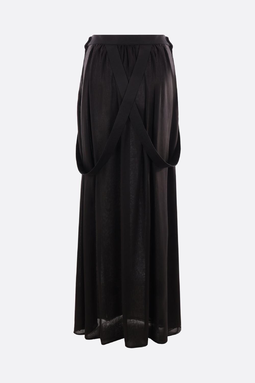 MAX MARA gonna Jedy in chiffon In Saldo