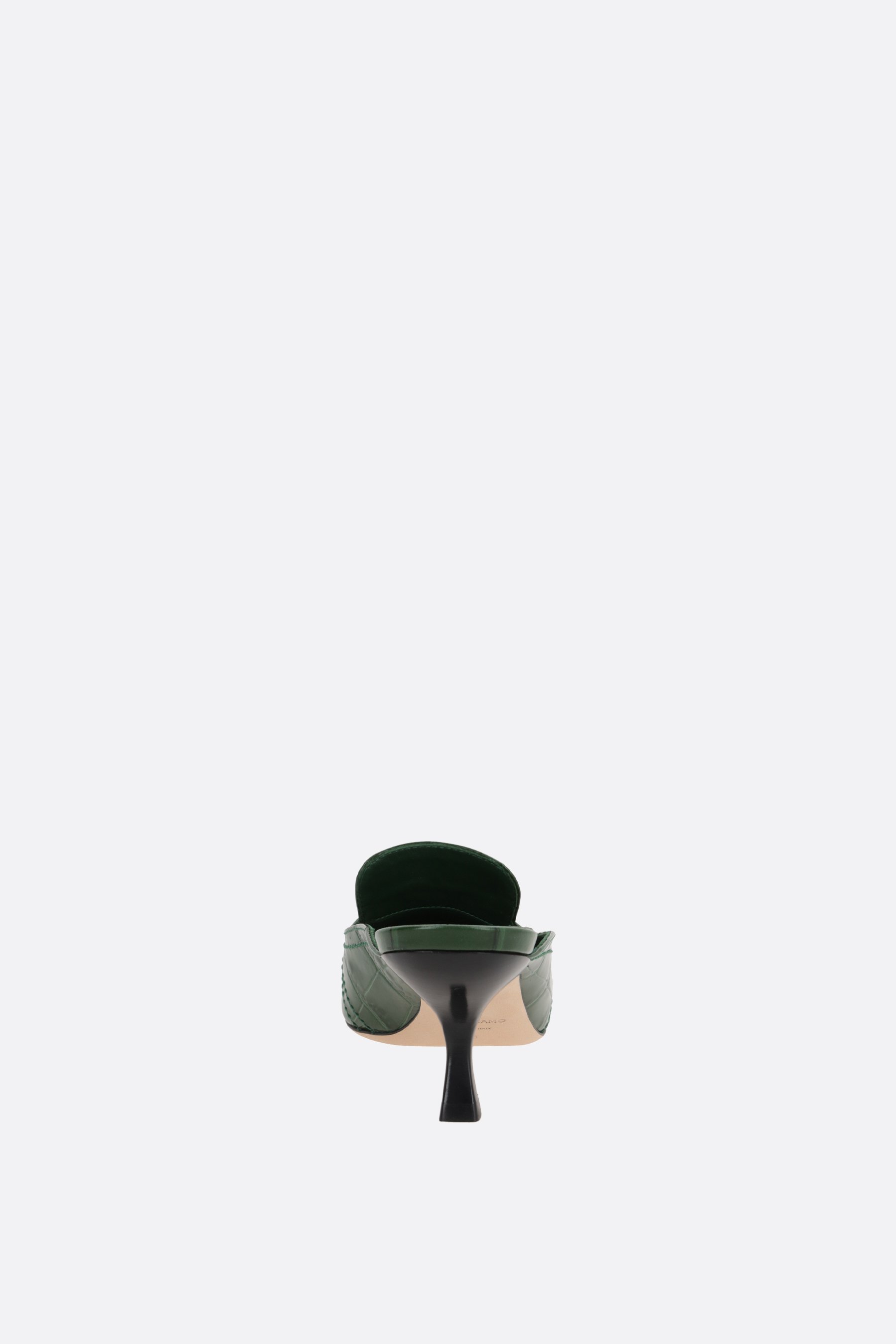 FERRAGAMO mule Elodye in pelle stampa coccodrillo 2025