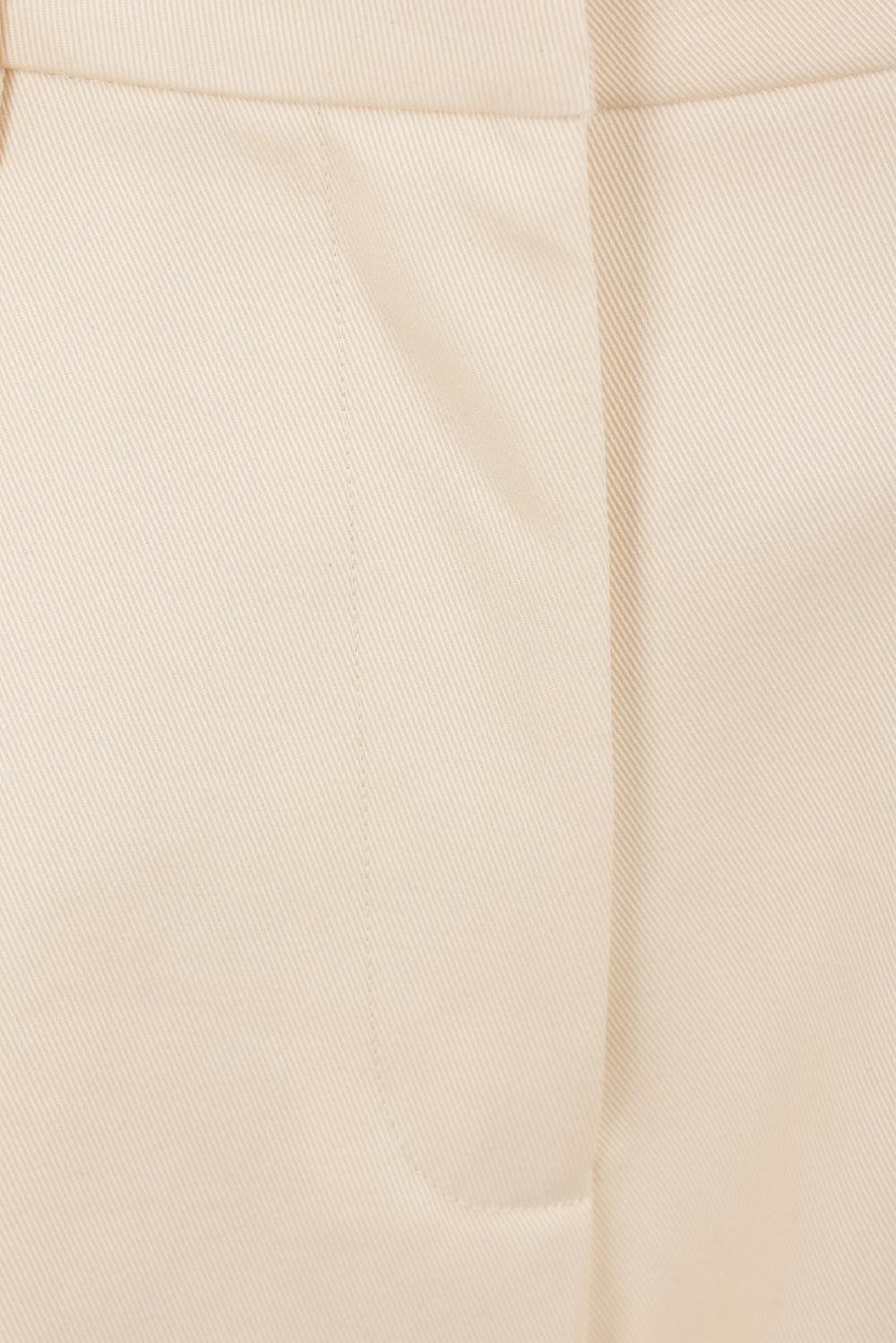 SIMONE ROCHA pantalone cropped a gamba larga in drill In Linea