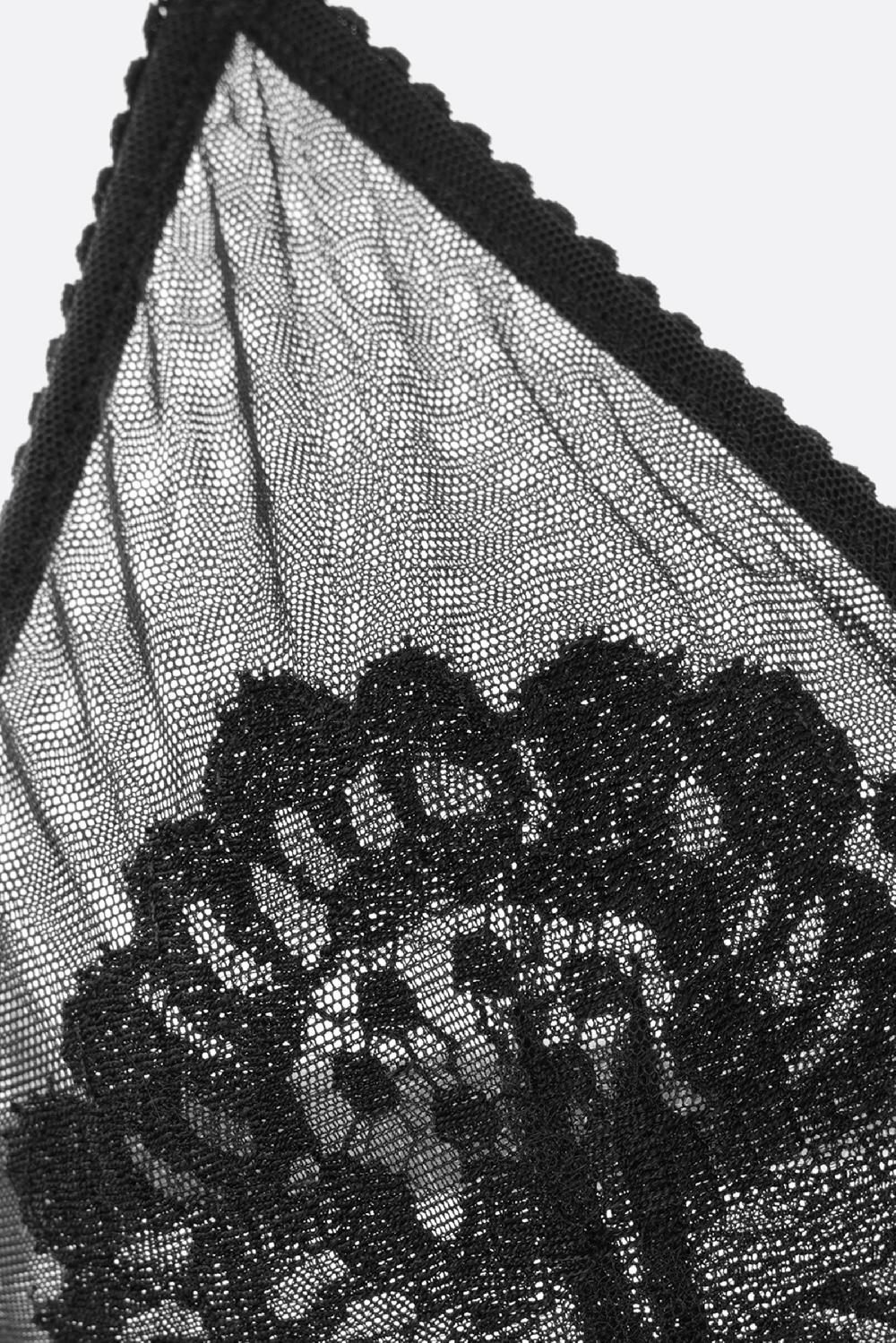 DOLCE & GABBANA reggiseno in rete con ricami Nuovo