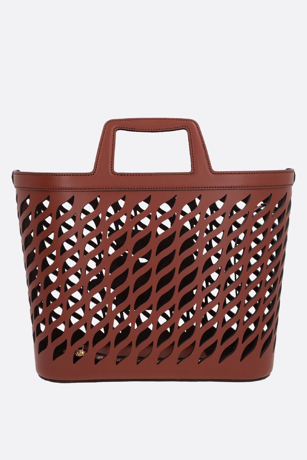 ETRO borsa a mano Coffa large in pelle laserata Lightning offer