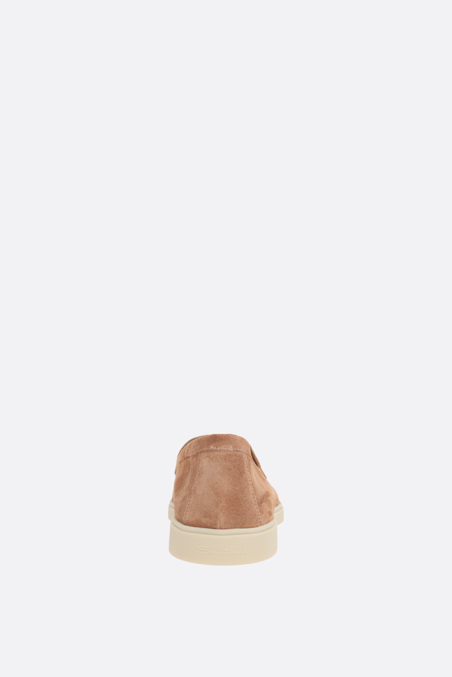 SANTONI mocassino in suede Soddisfazione Garantita