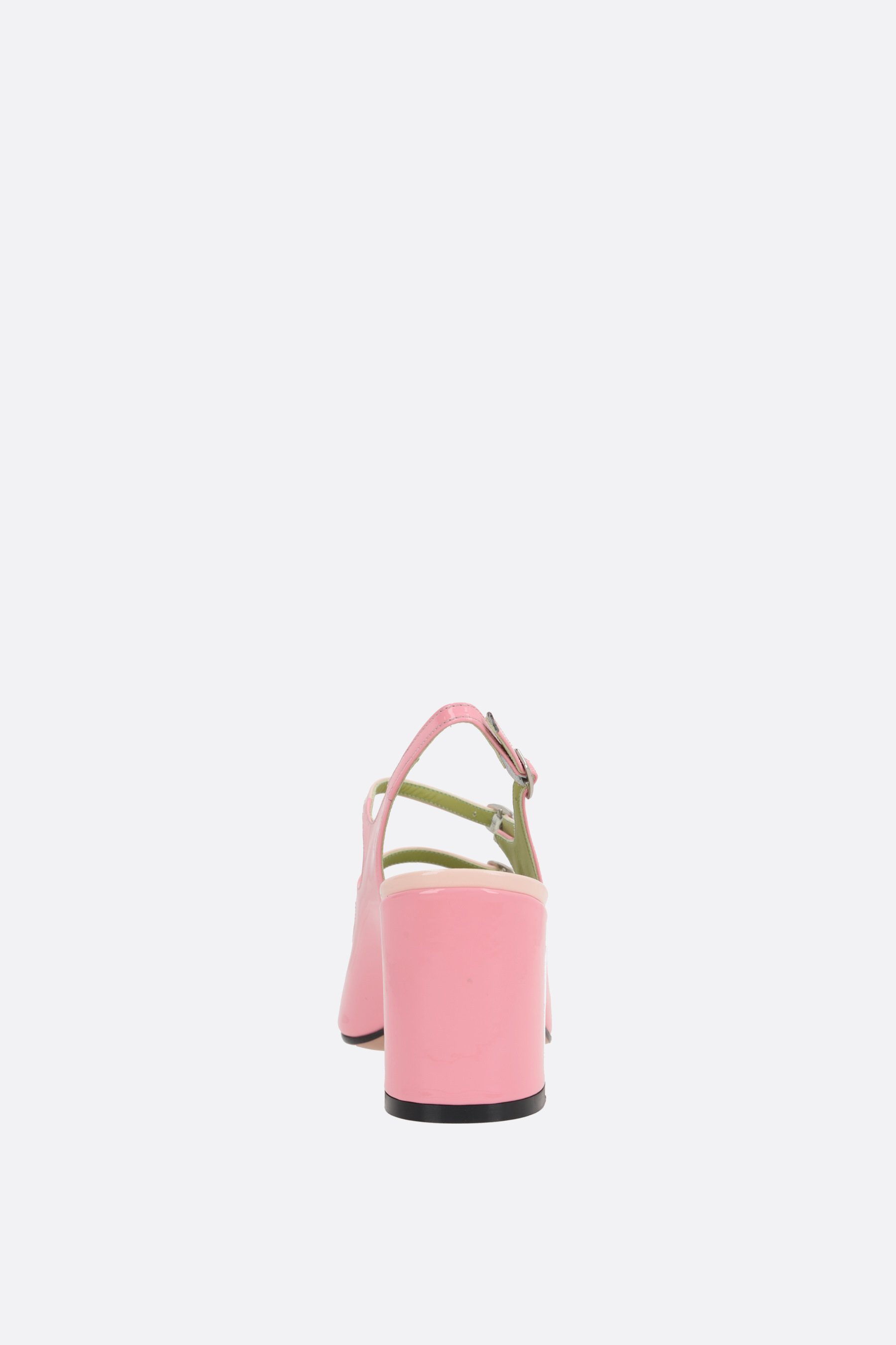CAREL PARIS slingback mary-jane Papaya in vernice bicolore Negozi Online