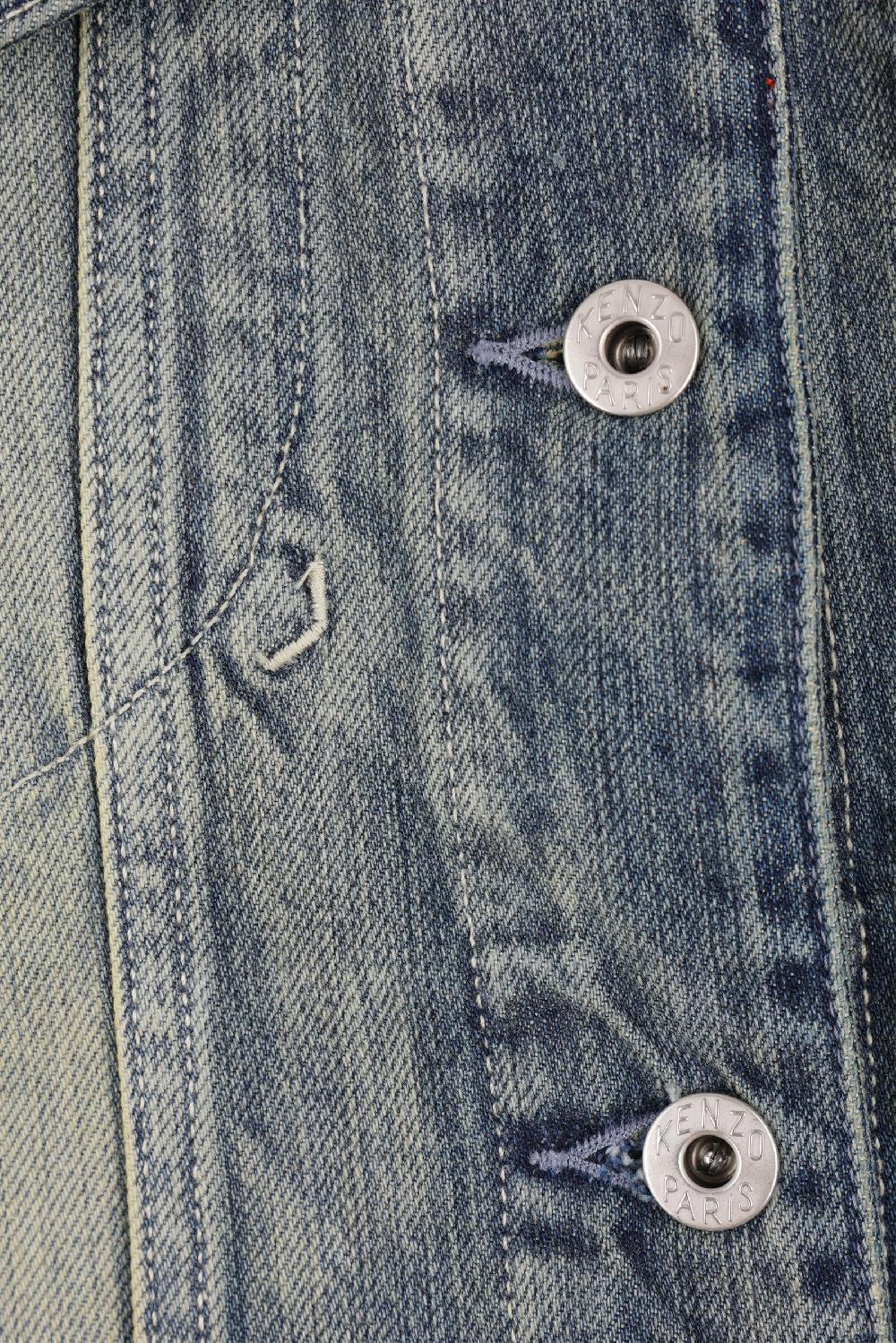 KENZO giubbotto trucker in denim giapponese KENZO Archive Shopping Online