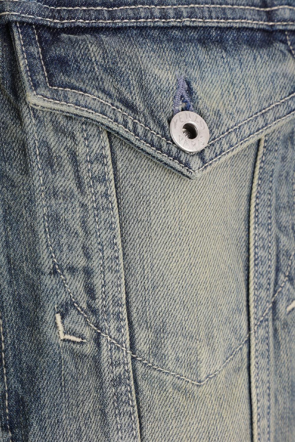KENZO giubbotto trucker in denim giapponese KENZO Archive Shopping Online