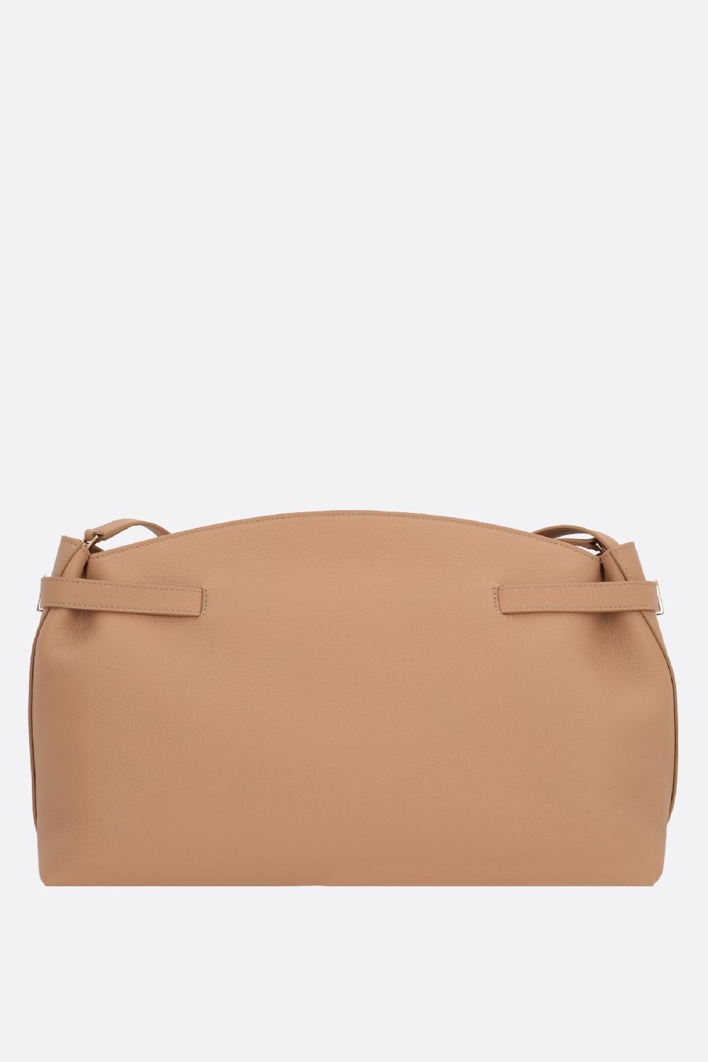 FERRAGAMO borsa a spalla Hug in pelle martellata Presa