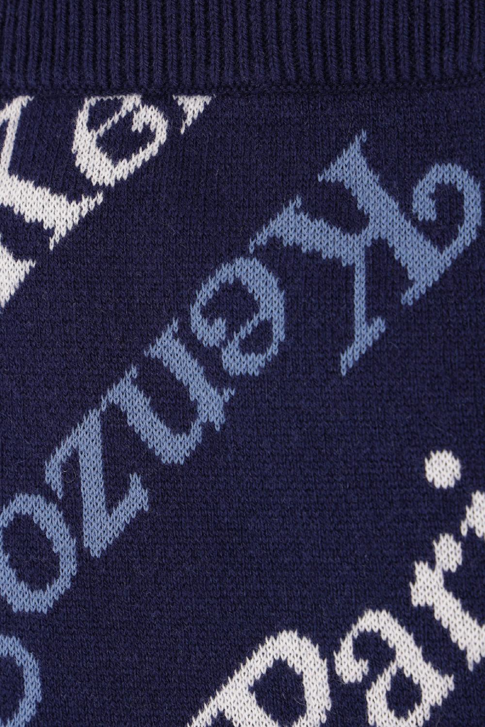 KENZO gonna in cotone e lana logo Kenzo By Verdy Saldi